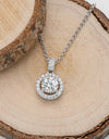 Zircon Pendant 925 Sterling Silver Necklace