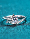 On My Mind 925 Sterling Silver Moissanite Ring