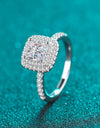 Sterling Silver 1 Carat Moissanite Ring