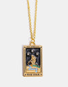 Tarot Card Pendant Stainless Steel Necklace