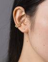 Inlaid Zircon Single Cuff Earring