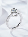 Limitless Love Platinum-Plated Moissanite Ring