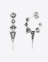 Geometric Zircon Decor 925 Sterling Silver Earrings