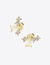 Zircon 925 Sterling Silver Stud Earrings