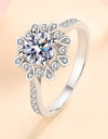 Can't Stop Your Shine 925 Sterling Silver Moissanite Ring