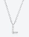 L To P Zircon 925 Sterling Silver Necklace