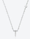 Q To U Zircon 925 Sterling Silver Necklace