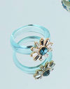 5-Piece Wholesale Only With You Sunflower Ring