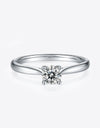 Moissanite 925 Sterling Silver Solitaire Ring