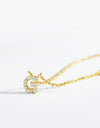 G To K Zircon 925 Sterling Silver Necklace