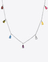 925 Sterling Silver Zircon Necklace