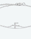 A To F Zircon 925 Sterling Silver Bracelet