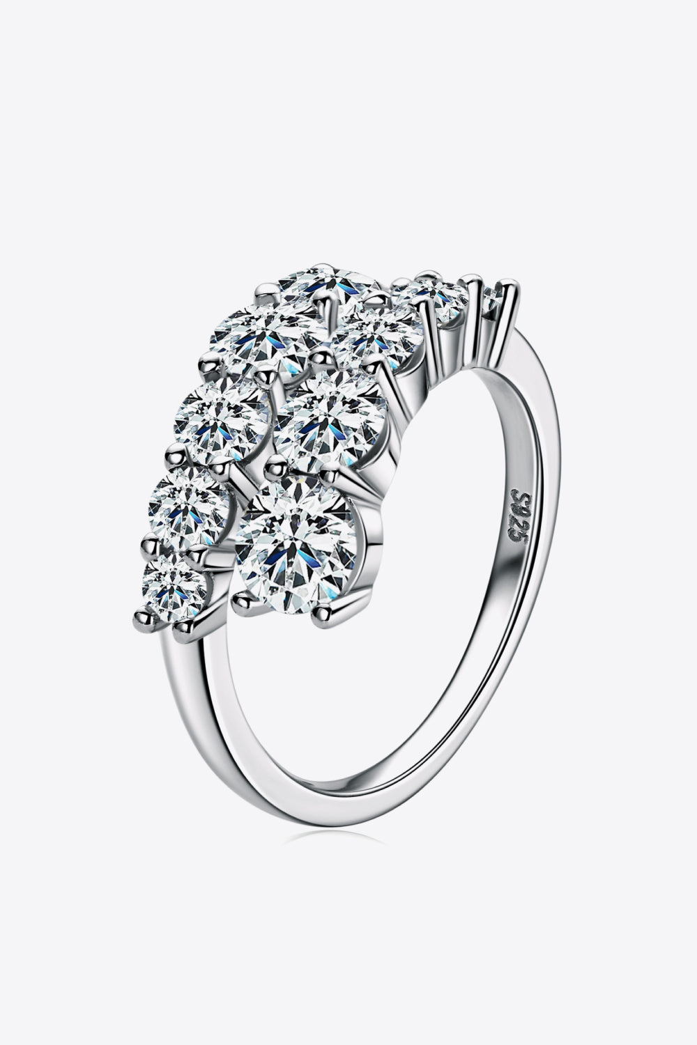 Moissanite 925 Sterling Silver Ring