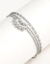 Zircon Layered Bracelet