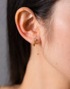 Inlaid Zircon 925 Sterling Silver Drop Earrings