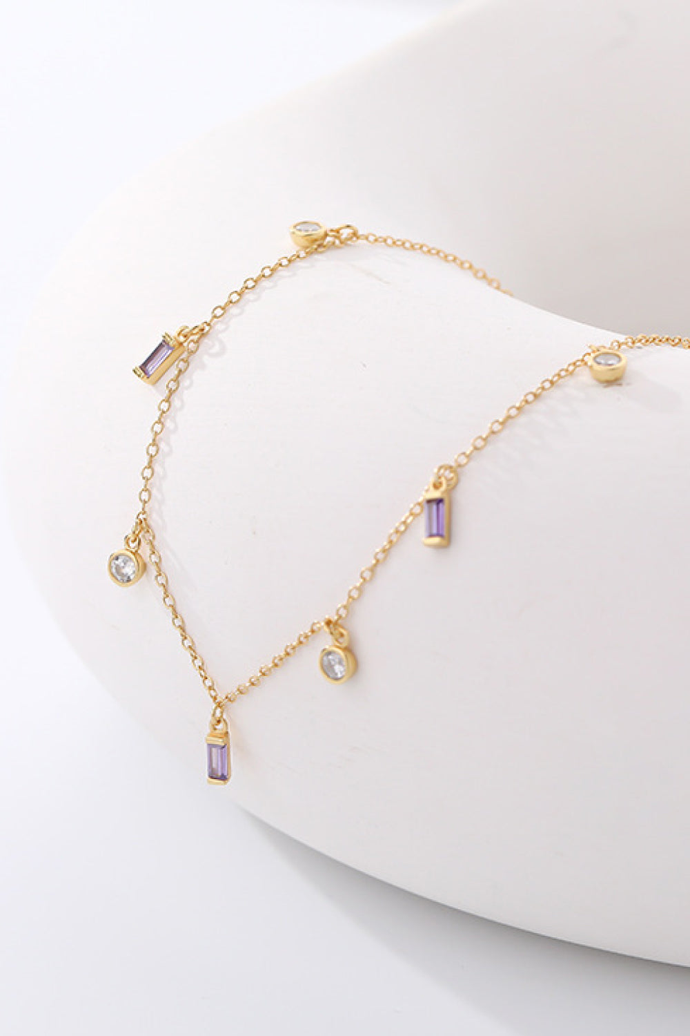 18K Gold Plated Multi-Charm Chain Necklace