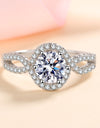 Feel The Joy 925 Sterling Silver Moissanite Ring