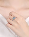 Square Moissanite Ring