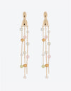 Beaded Long Chain Earrings