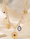 Multi-Pendant Chain Necklace