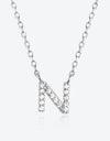 L To P Zircon 925 Sterling Silver Necklace