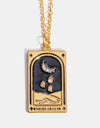 Tarot Card Pendant Stainless Steel Necklace