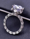 5 Carat Moissanite Heart 925 Sterling Silver Ring