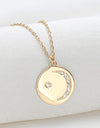 Moissanite Round Pendant Necklace