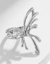 Zinc Alloy Butterfly Ring