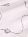 Opal Platinum-Plated Bracelet