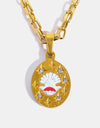 Stainless Steel 18K Gold-Plated Necklace