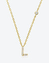 L To P Zircon 925 Sterling Silver Necklace