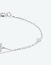 Q To U Zircon 925 Sterling Silver Bracelet