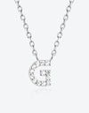 G To K Zircon 925 Sterling Silver Necklace