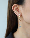 Beaded Long Chain Earrings