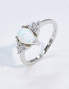 Limitless Love Opal and Zircon Ring