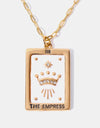 Tarot Card Pendant Copper Necklace