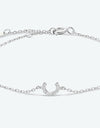 A To F Zircon 925 Sterling Silver Bracelet