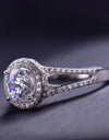 Shiny and Chic 1 Carat Moissanite Ring