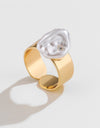 18K Gold Plated Adjustable Ring