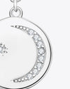 Moissanite Round Pendant Necklace