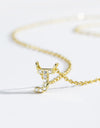 G To K Zircon 925 Sterling Silver Necklace