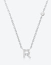 Q To U Zircon 925 Sterling Silver Necklace