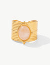 18K Gold-Plated Wide Open Ring