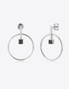 Zircon Decor 925 Sterling Silver Earrings