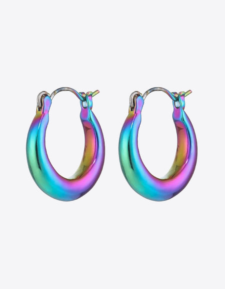 Darling Heart Multicolored Huggie Earrings