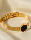 18K Gold-Plated Copper Wide Bracelet