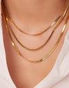 Triple-Layered Snake Chain Necklace