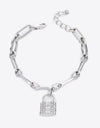 Lock Charm Chain Bracelet