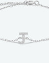 G To K Zircon 925 Sterling Silver Bracelet